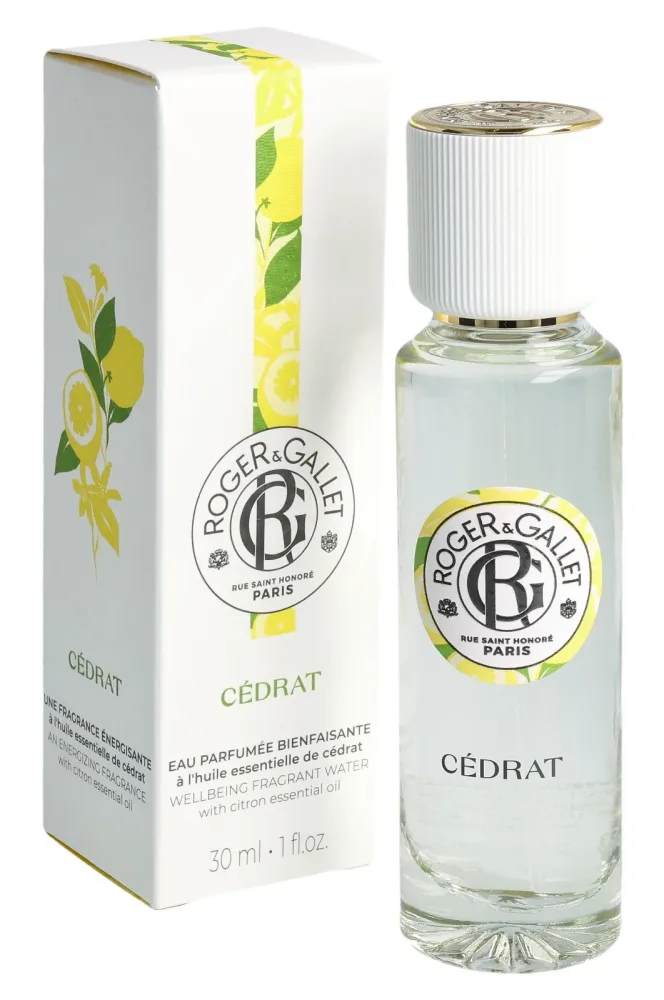 Roger & Gallet - Duftendes Wohlfühl-Wasser, Cedrat eau parfumee Duftendes Wohlfühl-Wasser, 30  ml, Weiss