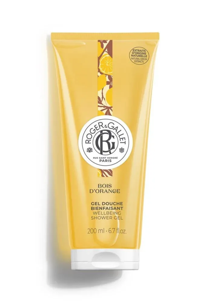 Roger & Gallet - Wohlfühl-Duschgel, Bois orange gel douche, 200 ml, Weiss