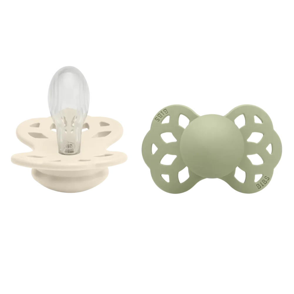 2er-Pack Infinity Schnuller Silikon, symetrisch, 0-6M