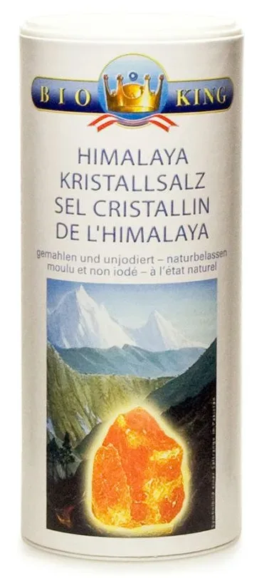 BioKing Salzstreuer Himalaya Kristallsalz (250g)