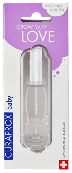 Curaprox Schnullerhalter transparent (1 Stk)