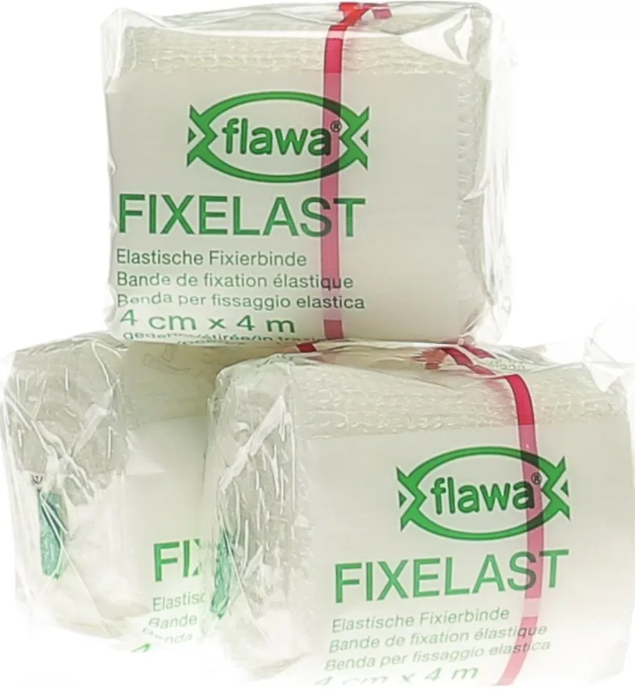 FLAWA Fixierbinde Cellux 4cmx4m (20 Stk)