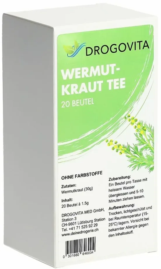 DROGOVITA Wermutkraut Tee (20 Stk)