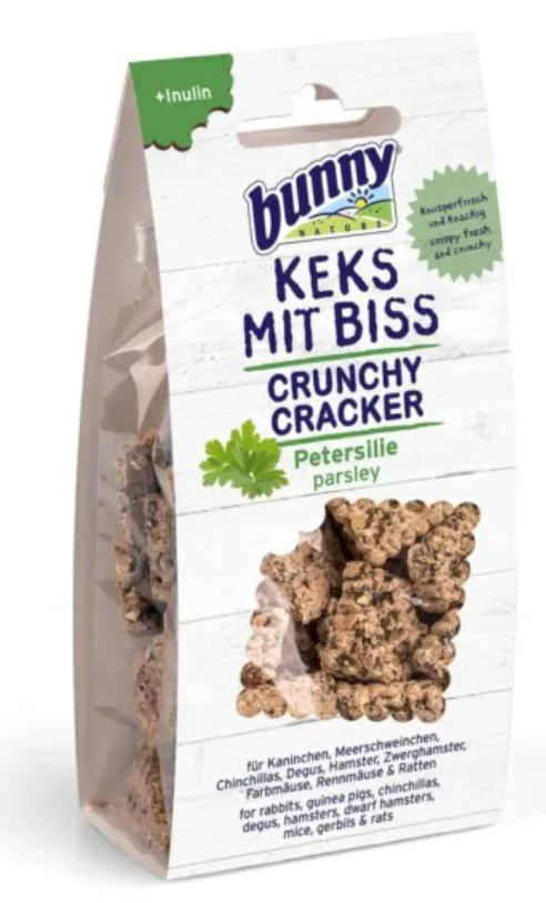 bunny Crunchy Cracker Keks mit Biss mit Petersilie (50g)