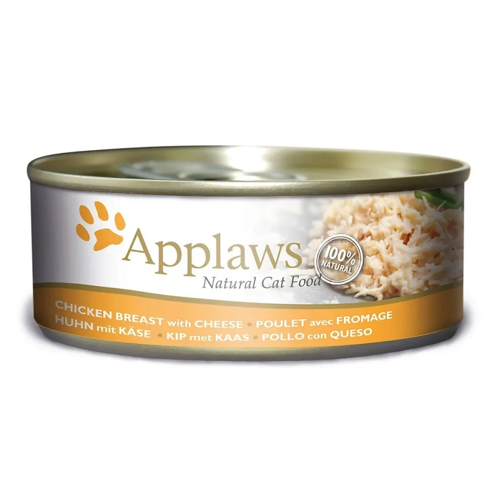 Applaws Nassfutter mit Hühnchenbrust und Käse (156g)
