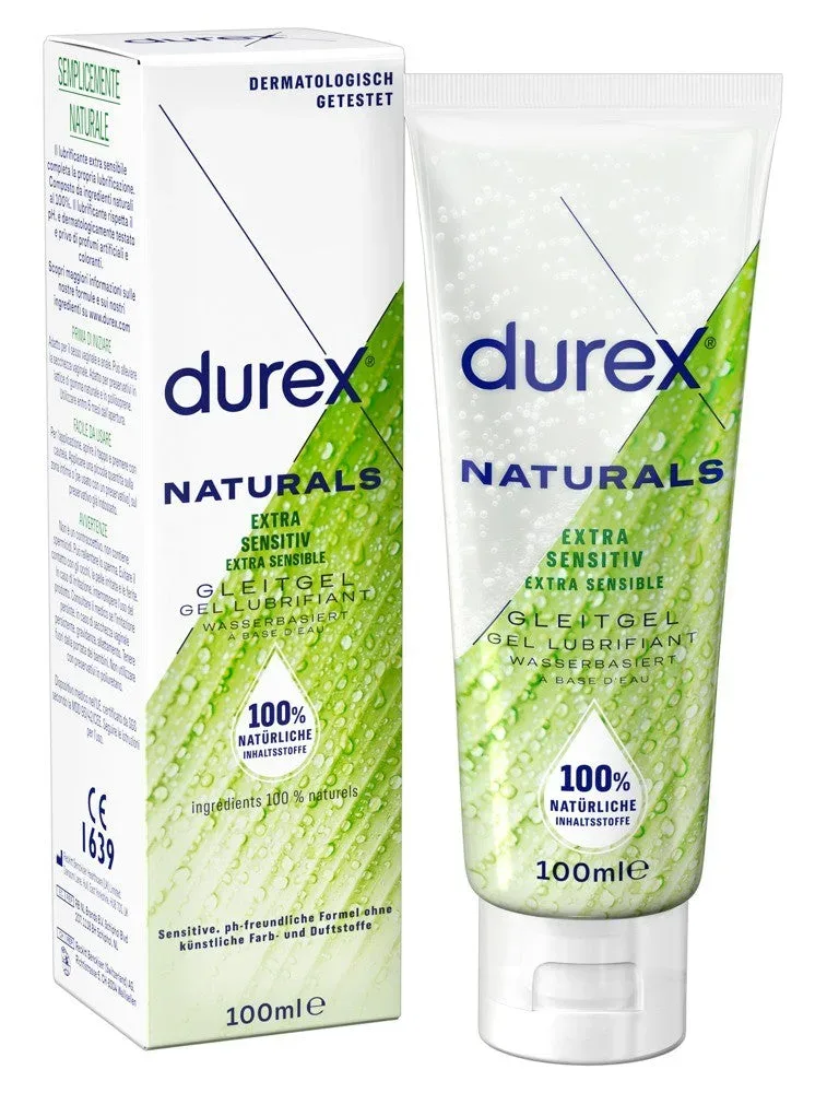 Durex Naturals Gleitmittel auf Wasserbasis, 100 ml - Amorana