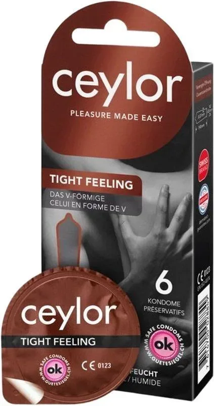 Ceylor Tight Feeling Narrow Condoms, 6 Stück - Amorana