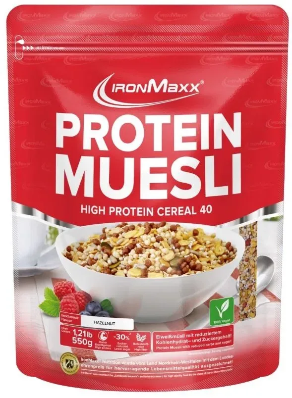 IronMaxx Protein Müesli Haselnuss (500g)