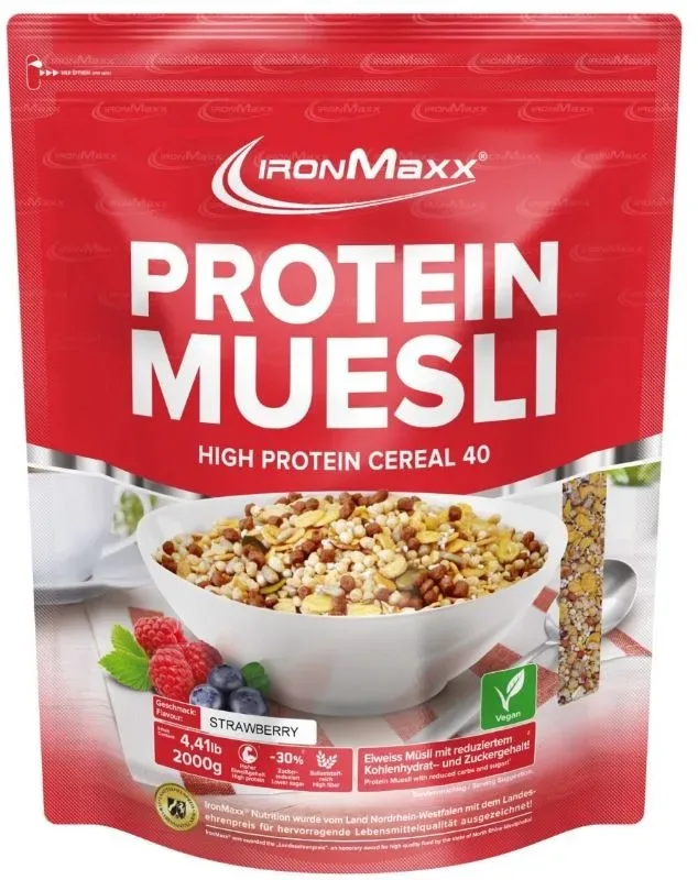 IronMaxx Protein Müesli Erdbeere (2kg)