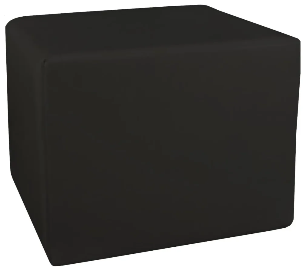 MEDiDOR Lagerungswürfel Skai Tundra, schwarz, 50x40x45cm (1 Stk)