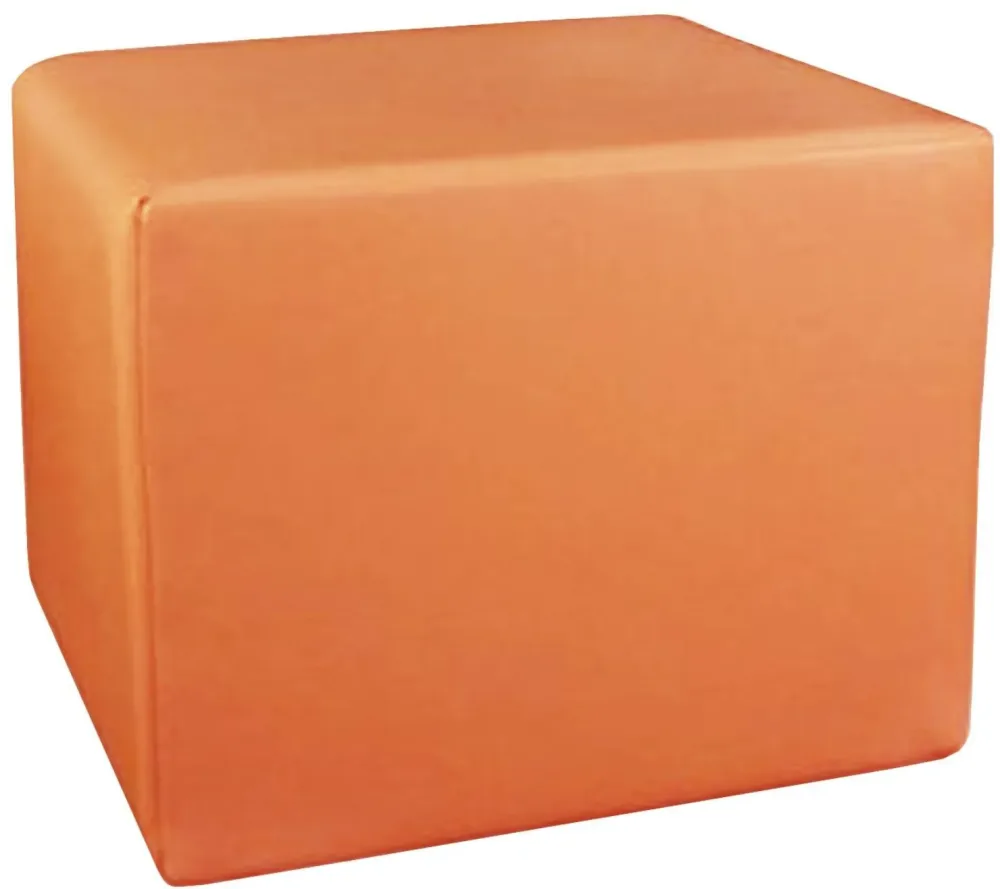 MEDiDOR Lagerungswürfel Skai Tundra, orange, 50x40x45cm (1 Stk)