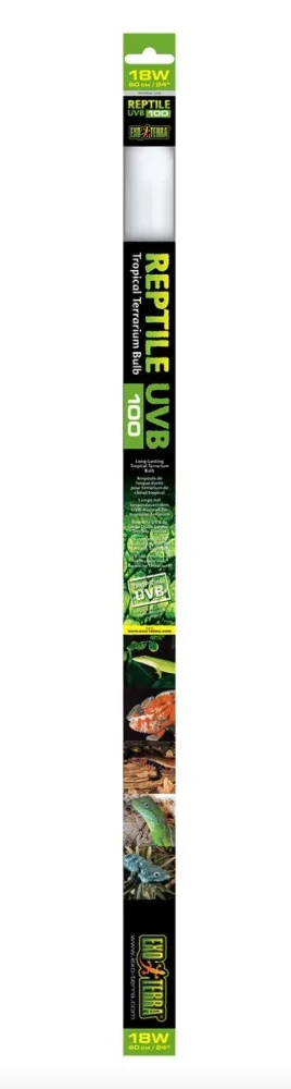 Exo Terra Reptile UVB100 T8 für tropische und subtropische Reptilien 18W (1 Stk)