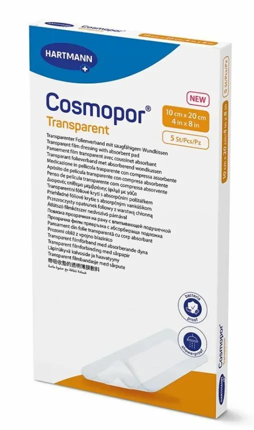 Cosmopor Transparent 10x20cm steril (5 Stk)