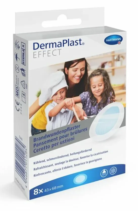 DermaPlast Effect Brandwundenpflaster, 43x68mm (8 Stk)