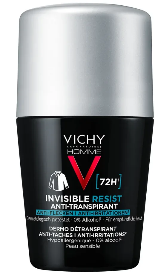 VICHY - Homme Deo Roll-on 72h Anti-Flecken, 50 ml