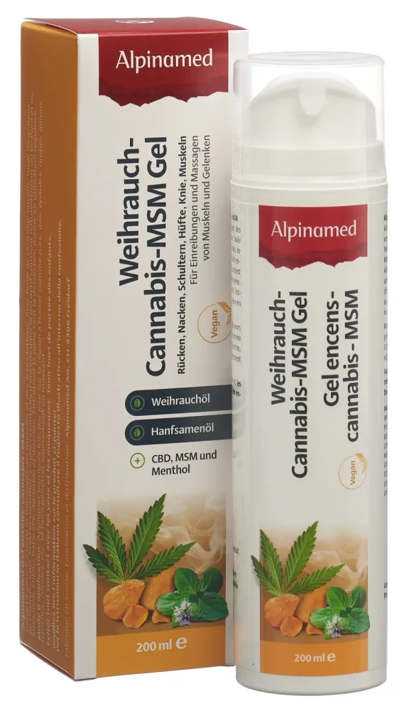 ALPINAMED Weihrauch Cannabis-MSM-Gel (200ml)