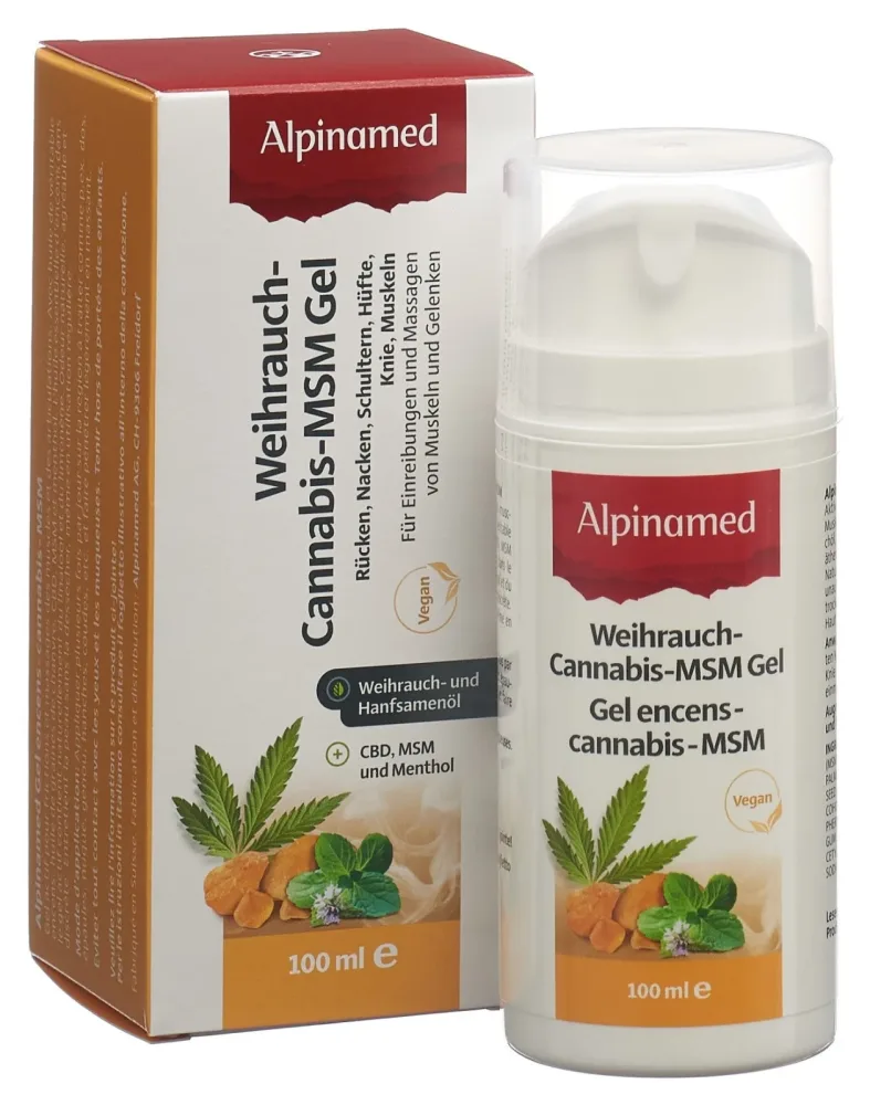 ALPINAMED Weihrauch Cannabis-MSM-Gel (100ml)