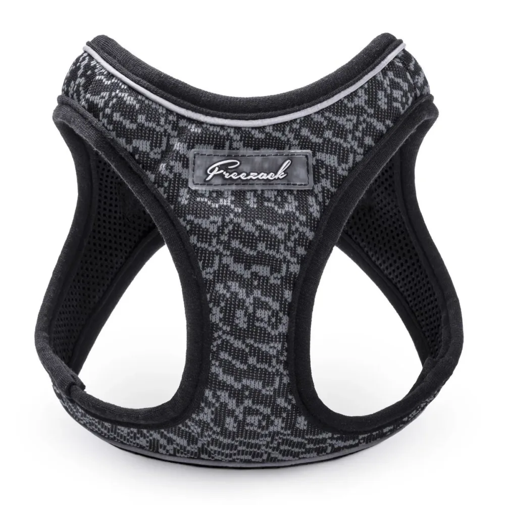 Freezack Hundegeschirr Fashion Soi schwarz, Halsumfang/Brustteil 27-30cm/39-43cm (1 Stk)