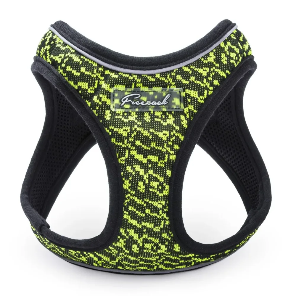 Freezack Hundegeschirr Fashion Soi gelb, Halsumfang/Brustteil 30-33cm/43-47cm (1 Stk)