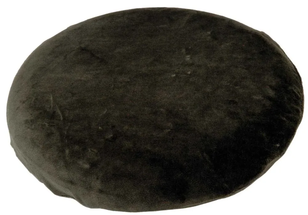 Sissel Kissenbezug Sitfit Velours, Ø 33cm, schwarz (1 Stk)