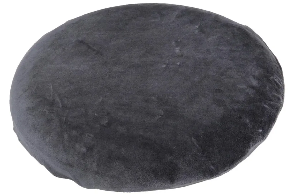 Sissel Kissenbezug Sitfit Velours, Ø 33cm, anthrazit (1 Stk)