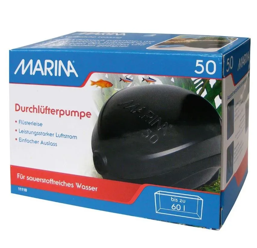 Marina Durchlüfterpumpe MA50 für Aquarien 50l/h (1 Stk)