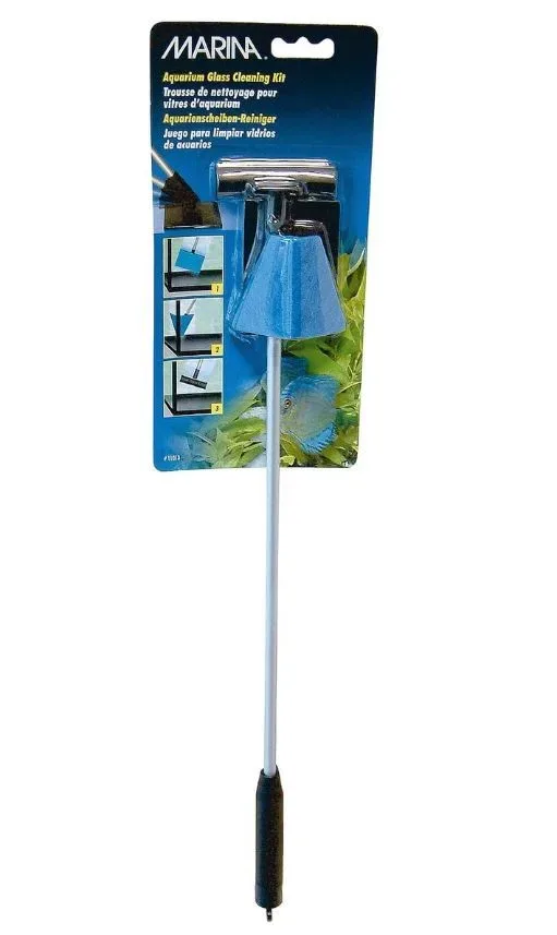 Marina Scheibenreiniger mit Klinge für Aquarien (1 Stk)