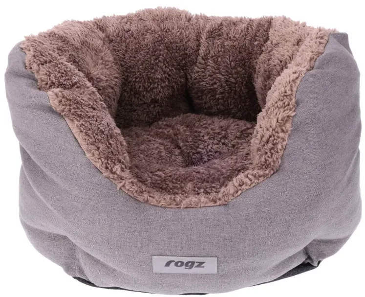 rogz Milo Hundebett in grau, Grösse L, 55x65cm (1 Stk)
