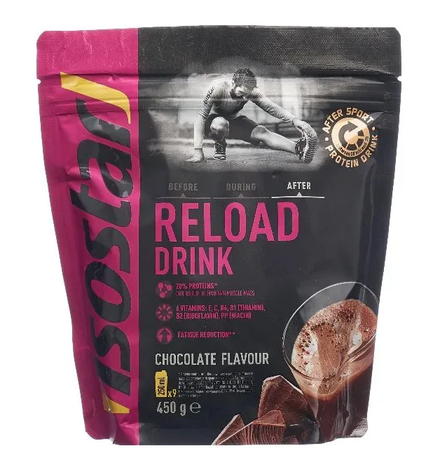 ISOSTAR Reload Drink Pulver Schokolade Beutel (450g)