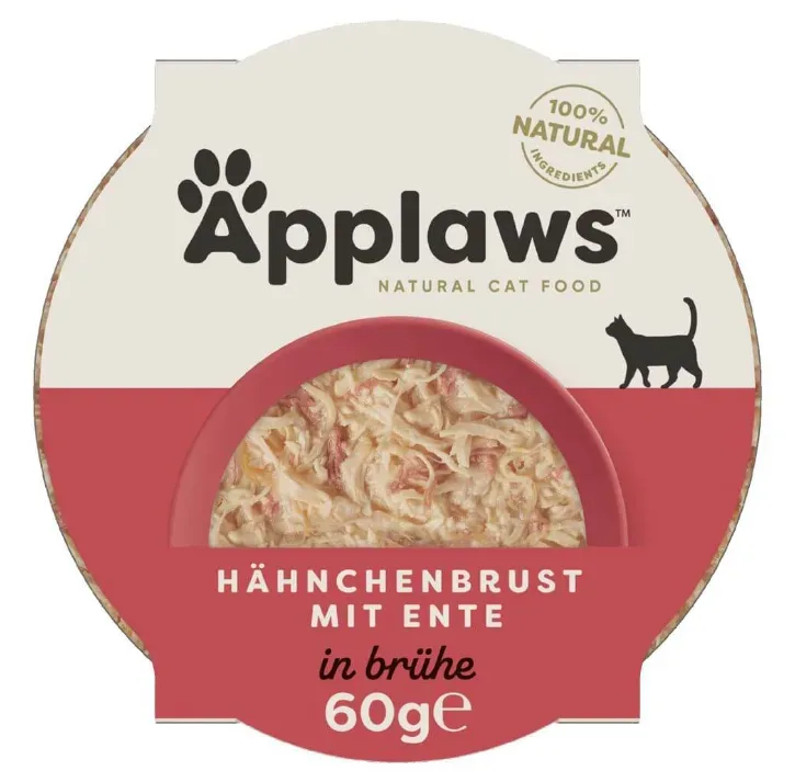 Applaws Nassfutter mit Hühnerbrust und Ente (60g)