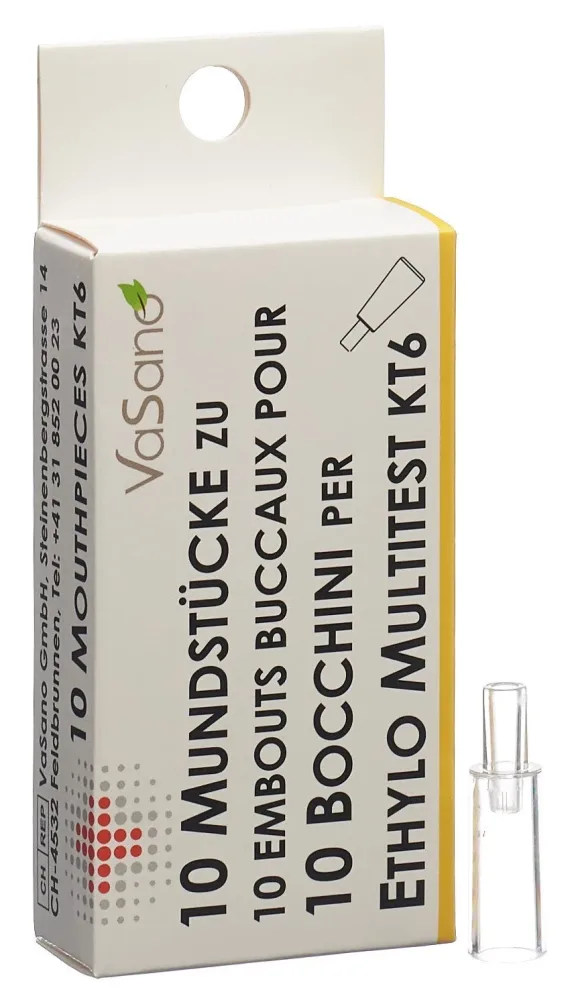 VaSano ETHYLO Multitest KT6 Mundstücke (10 Stk)