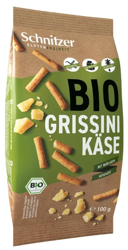 Schnitzer Bio Grissini Käse glutenfrei (100g)