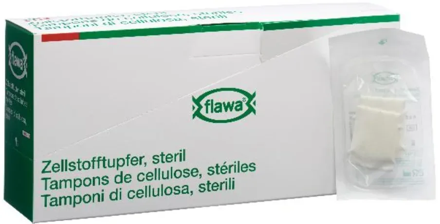 FLAWA Zellstofftupfer Steril 4x5cm (70 x 2 Stk)