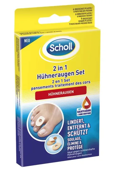 Scholl 2in1 Hühneraugen Set (1 Stk)