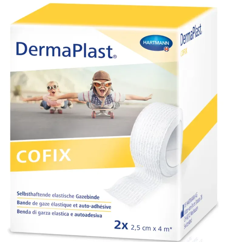 DermaPlast CoFix, 2.5cmx4m (2 Stk)