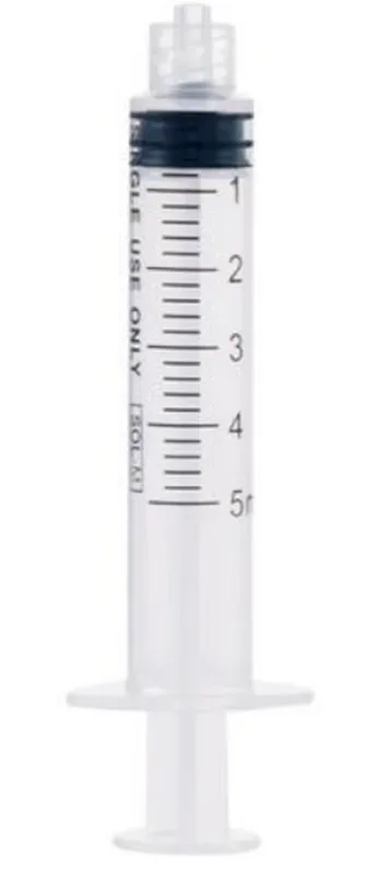 Sol-M 3-teilige Spritze, 5ml, ohne Nadel, Luer-Lock (100 Stk)