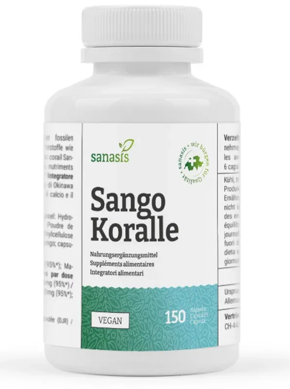 sanasis Sango Korallen Kapseln (150 Stk)