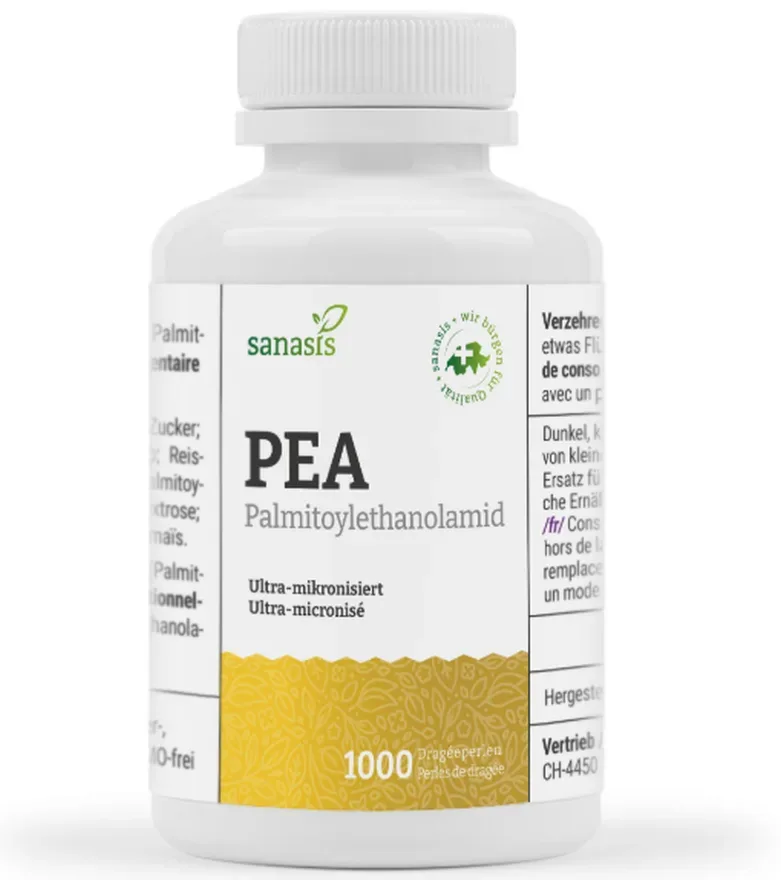sanasis PEA Palmitoylethanolamid Dragéeperlen (1000 Stk)