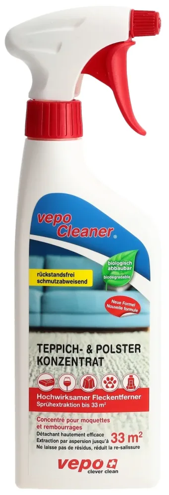 VEPO CLEANER Teppich und Polster Konzentrat Fleckentferner (500ml)