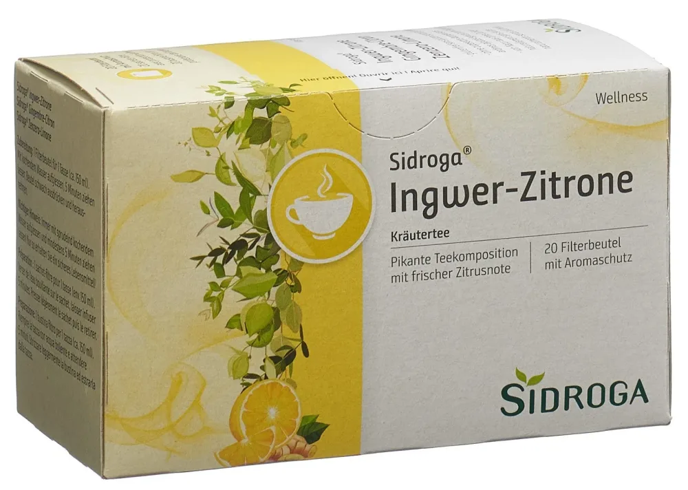Sidroga Ingwer-Zitrone Tee (20 Beutel)