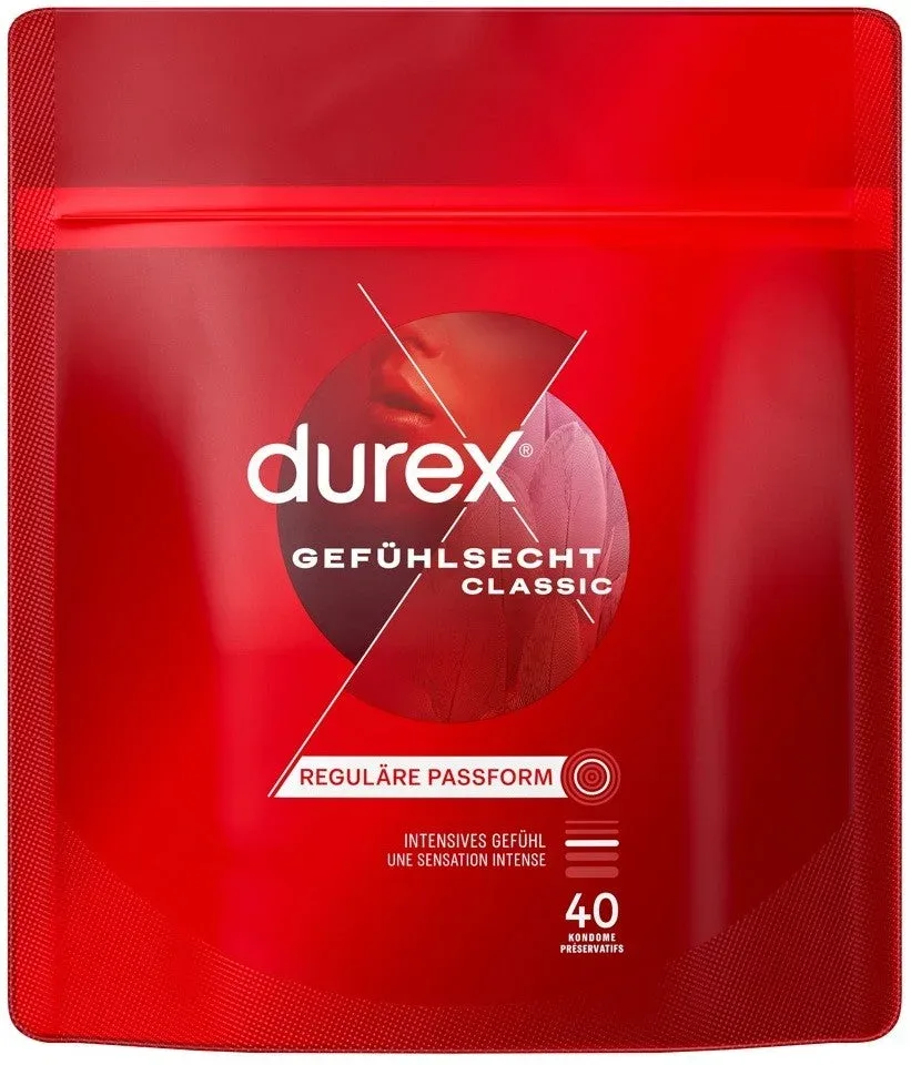 Durex Gefühlsecht Classic Kondome (40 Stk)