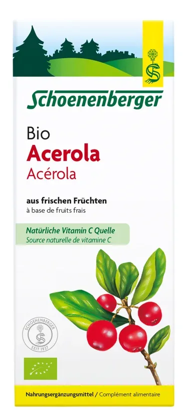 schoenenberger Acerola natur Fruchtsaft Bio (200ml)