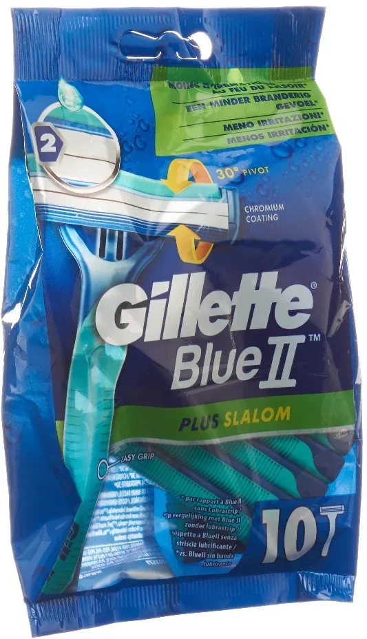 Gillette Blue II Slalom Einwegrasierer 10 Stück