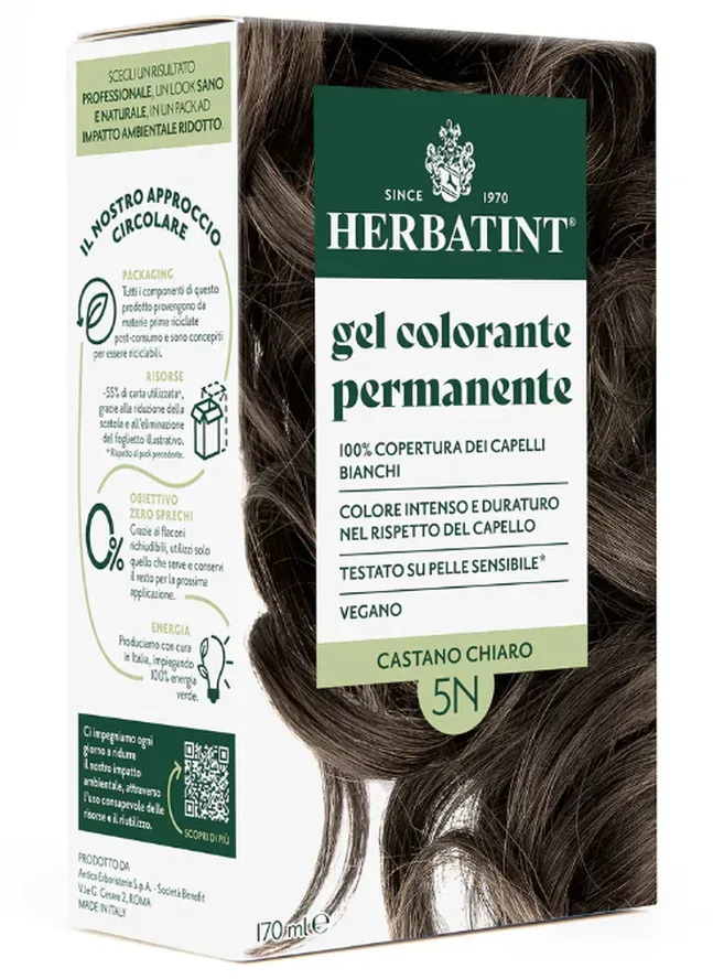 HERBATINT Haarfärbegel 5N helles Kastanienbraun (170ml)