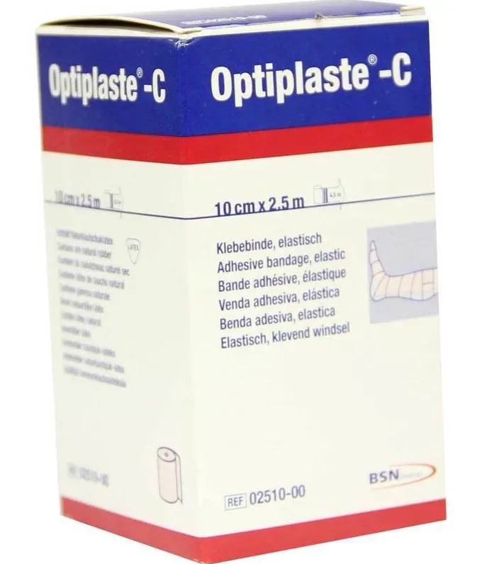 Optiplaste-C Kompressionsbinde, 2.5mx10cm (1 Stk)