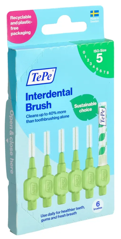 TePe Interdentalbürste 0.8mm, grün (6 Stk)