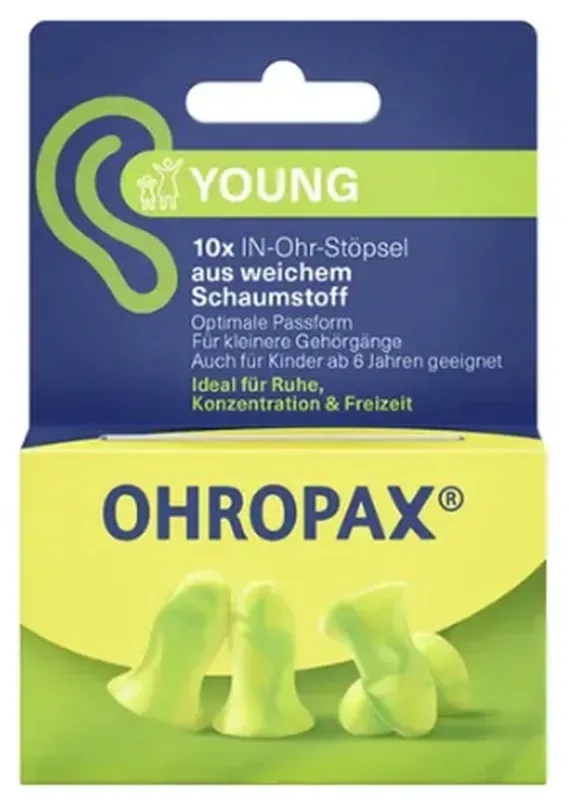 OHROPAX Ohrstöpsel Young Soft (10 Stk)