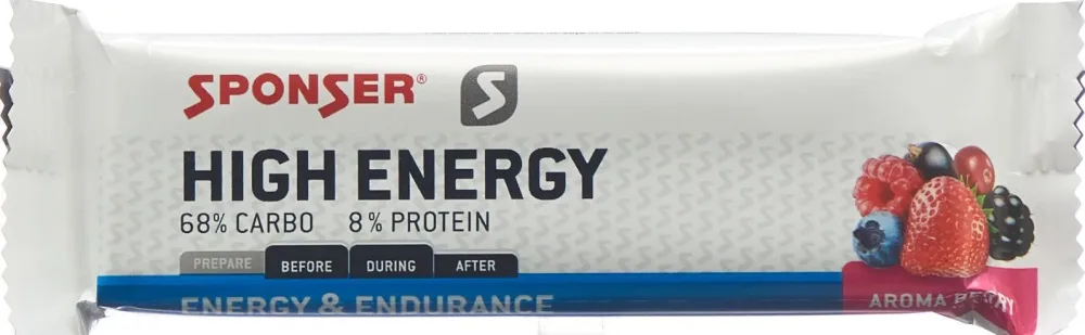 Sponser High Energy Riegel Berry (45g)