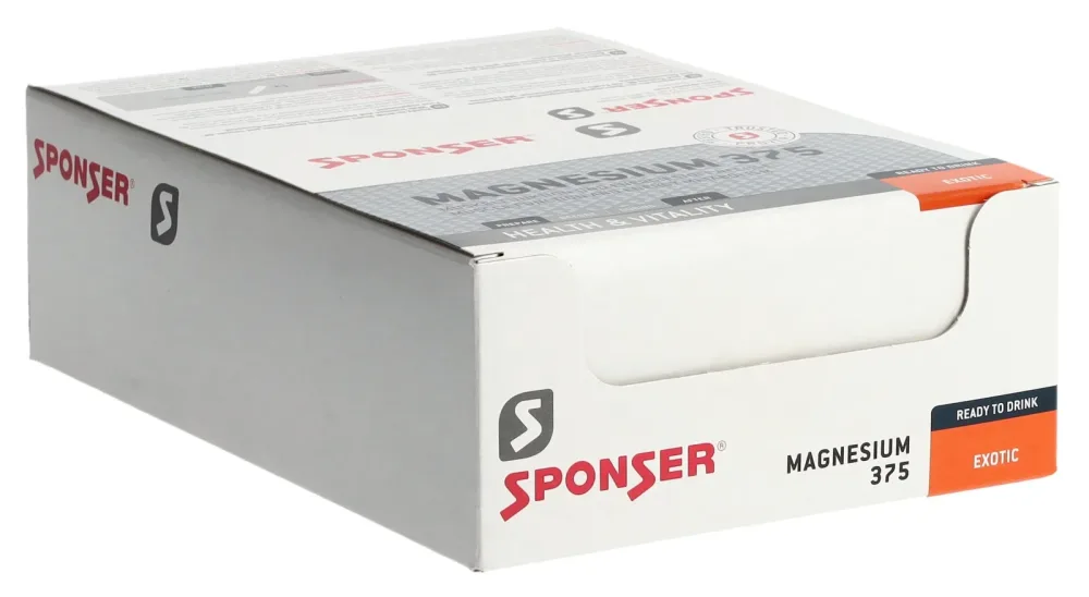SPONSER - Fit & Well Getränk, Magnesium 375 Exotic 30x25ml, 250 ml, Multicolor