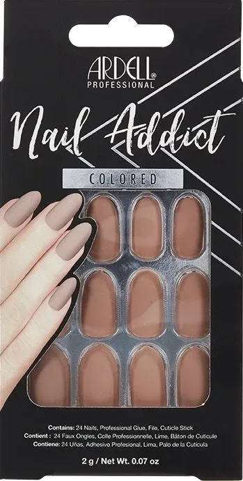 Ardell Nail Addict Colored Barely There Nude (24 Stk)